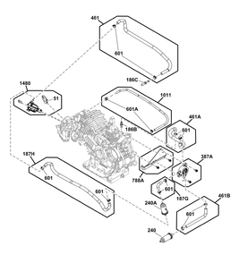 Part Location Diagram of 84008315 Briggs and Stratton Tube, Vent